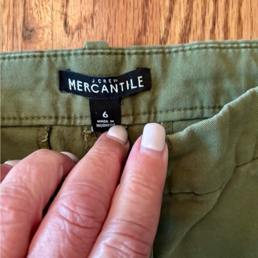 J. Crew Mercantile Pants - size 6 - Olive